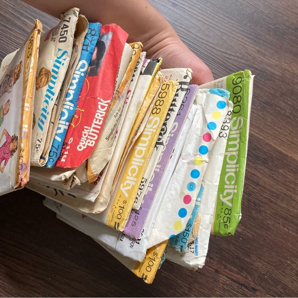 Lot of 17 Vintage sewing patterns  cut & uncut lot 60s 70s 80s hippie boho - Picture 6 of 10